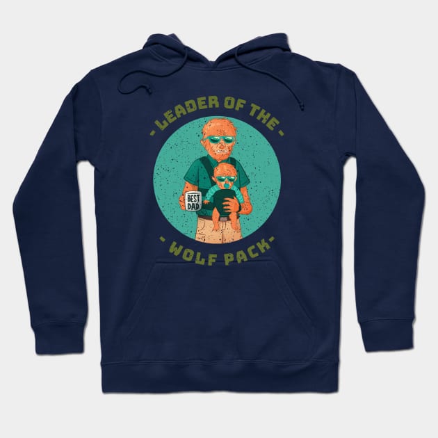 Leader of the Wolf Pack Hoodie by Perpetual Brunch